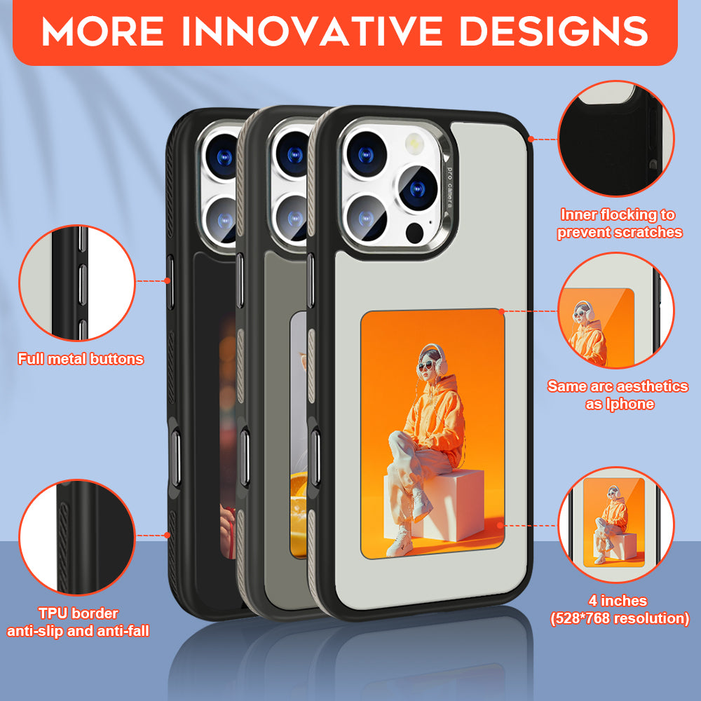 New Four Color High Definition Electronic Ink Screen Mobile Phone case High Quality Nfc Ink Screen Mobile Phone case Best Price