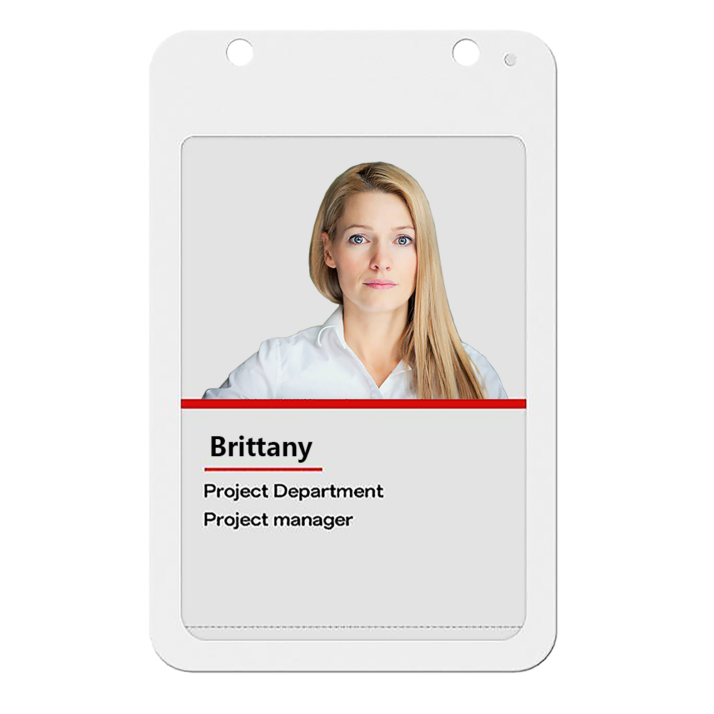 4-inch High-definition Employee Badge with Electronic Ink Display NFC E-paper and Bluetooth Transmission Factory Direct Sales