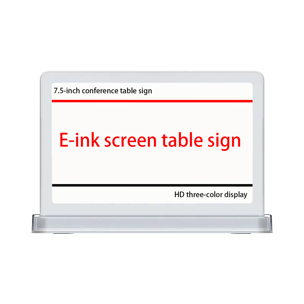 7.5-inch HD E-ink Screen E-paper Table Sign Exhibition Table Sign Bluetooth Standing Table Sign Power off and Continuous Display
