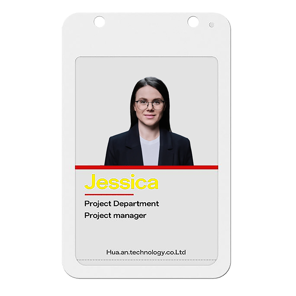 2025 4-Color 4.0-inch E-Ink Screen Portable Employee Card Access Card E-Paper Changeable Pattern Magic Card Mobile Photo Frame