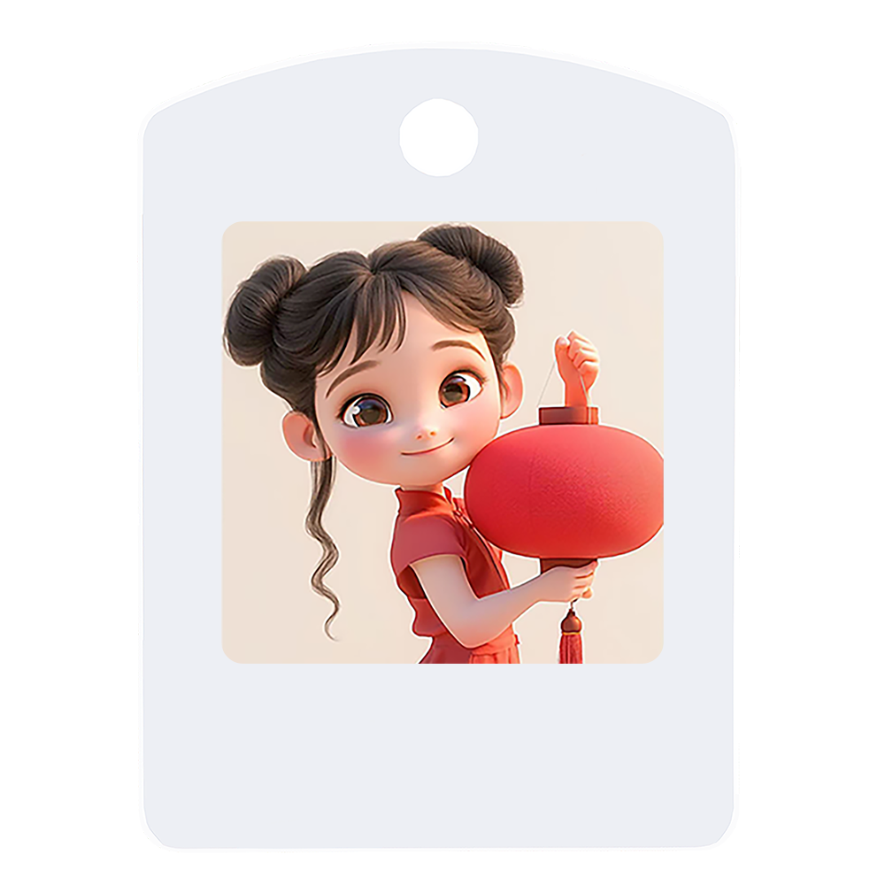 4 Colours 1.54inch EPaper hang Tag Portable Smart Card E-Ink Screen Electronic Tag Wholesale Nfc Bluetooth Tag Smart Card