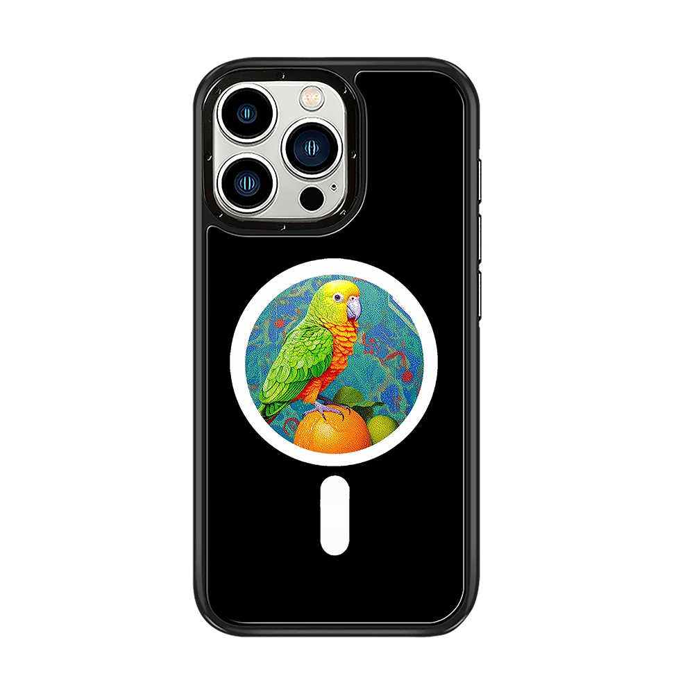 Full Color HD Round EINK Display Phone case Compatible with Both MagSafeNFC and Wireless Charging