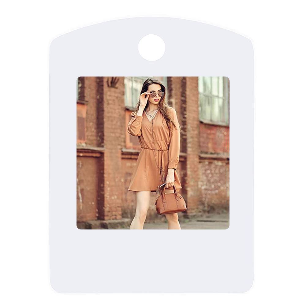 1.54-inch 4-color E-paper Pendant with Changeable Patterns and NFC Removable E-ink Screen Mini Photo Frame