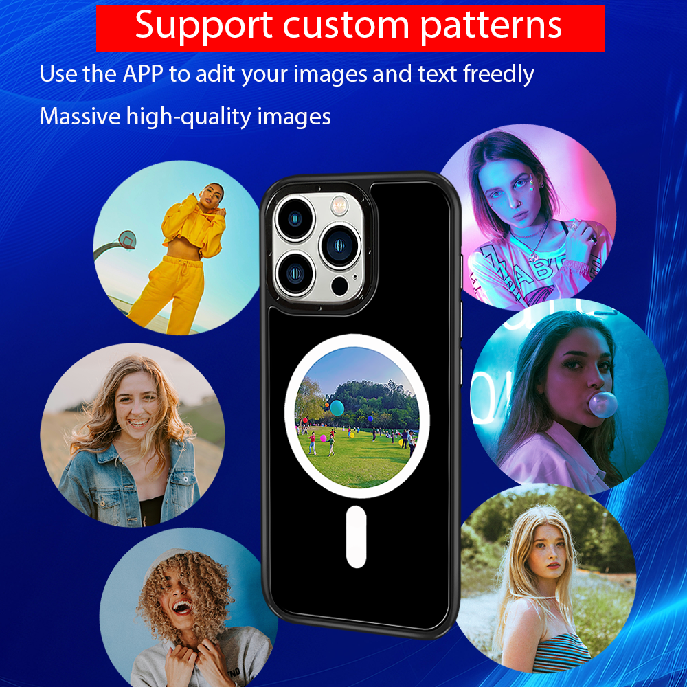 Six Colours E-Ink Screen New Design NFC DIY Smart E-Ink Display Phone Case Protective Cover for iPhone 15pro Max