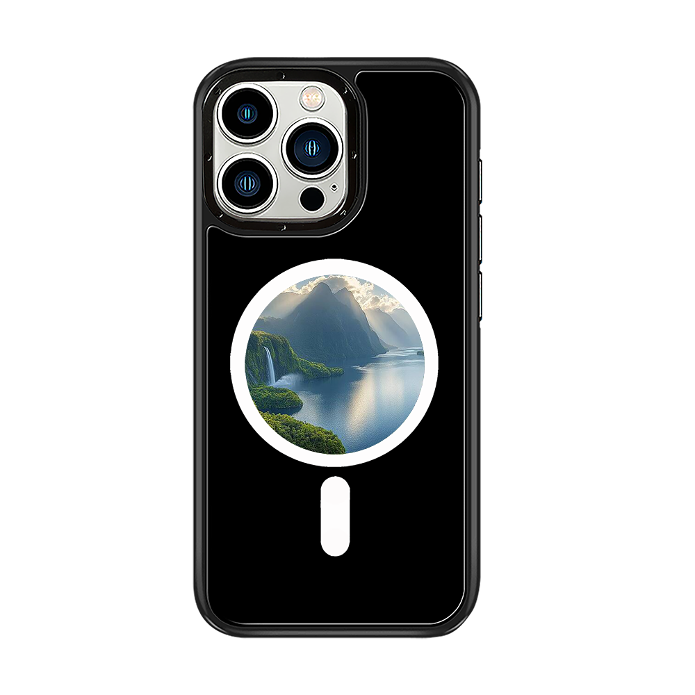 Full-color E-ink Screen Trending Phone case with Free Image Changer Funny Phone case for iPhone 17 16 15 Series E-paper Cave