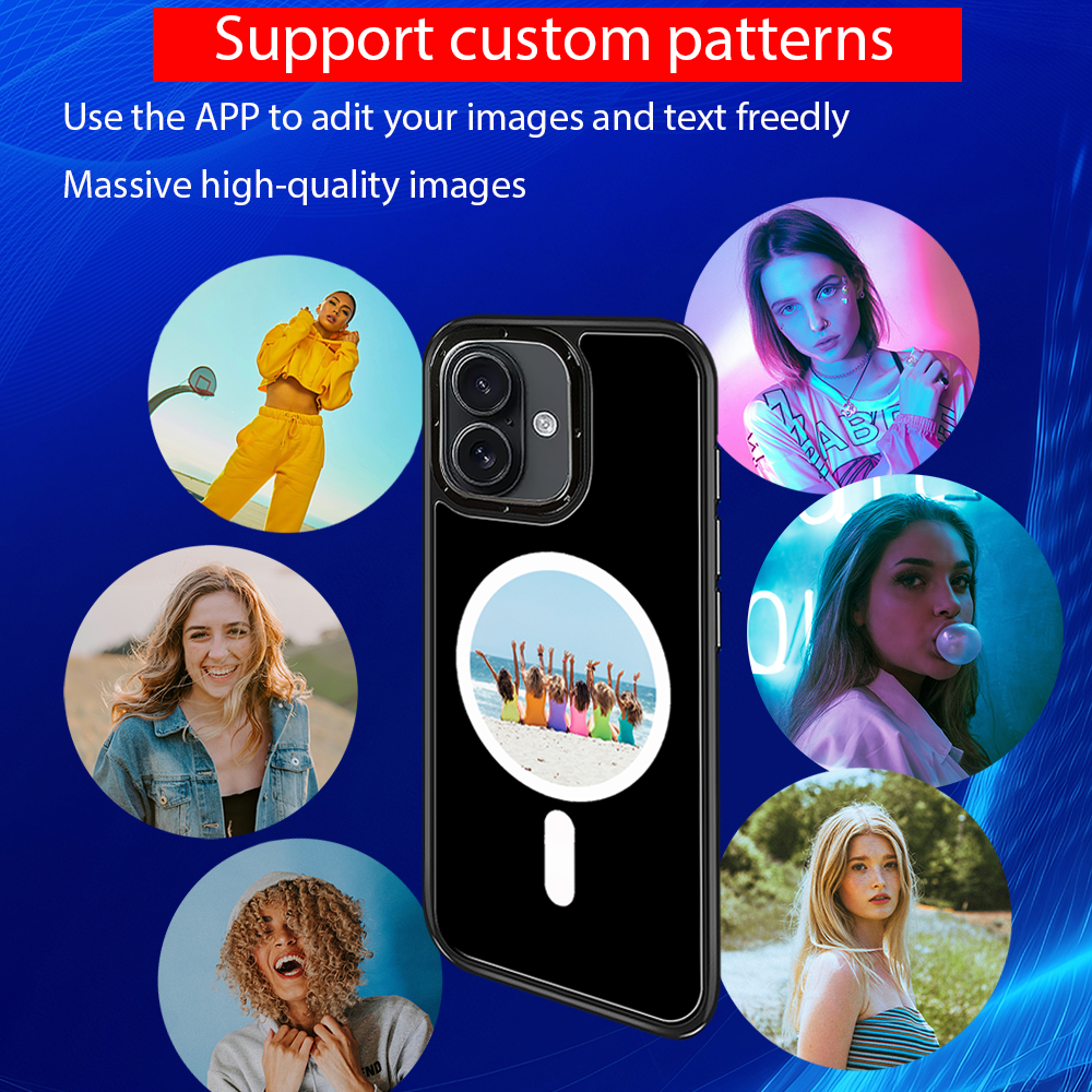 Wholesale Full Color Smart E-Ink Screen Phone Case with NFC for iPhone 12 13 14 15 16 Pro Max DIY Phone Case