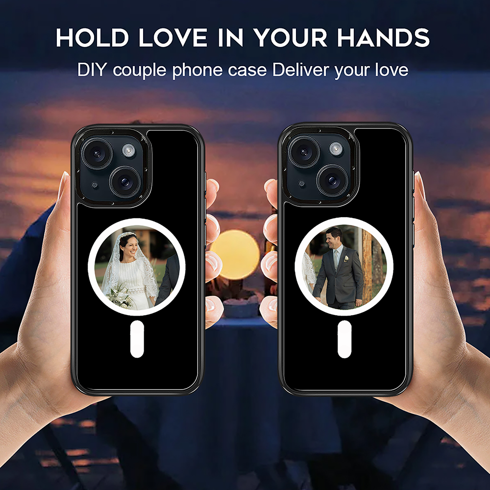 For iPhone 15 Pro E-Ink Phone Case Compatible with MagSafeNFC 6-Color TPU + PC Back Cover