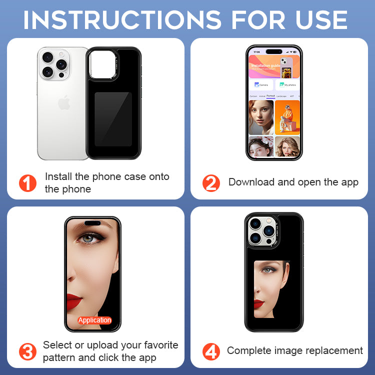 New Four Color High Definition Electronic Ink Screen Mobile Phone case High Quality Nfc Ink Screen Mobile Phone case Best Price