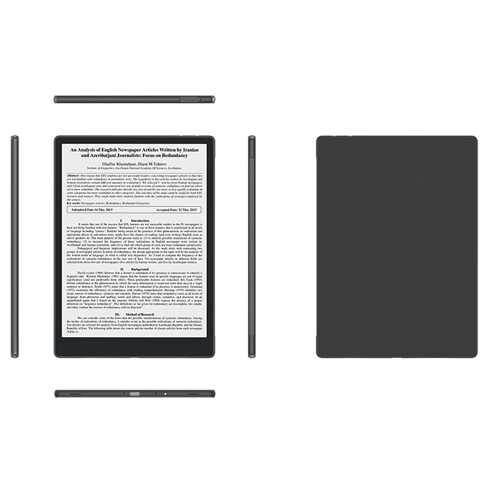 Customizable 8.2-inch E-reader with Android 11 Reading App 4GB + 64GB BT5.0 and E-paper Ink Screen PPI 300
