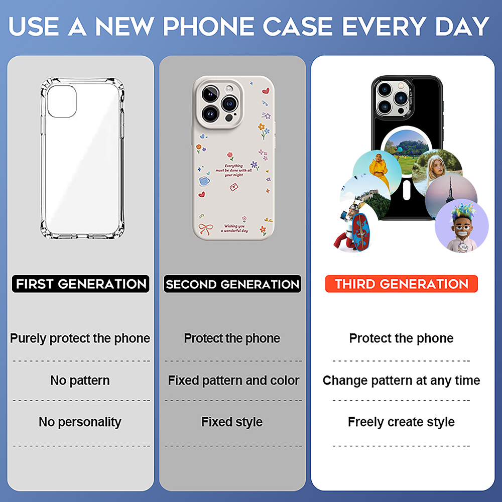NFC&Wireless Charging E6 E-Ink Phone Case iPhone Adaptation HD Kaleido EPD Colour Screen Factory Direct Support Customized