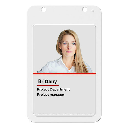 4-inch High-definition Employee Badge with Electronic Ink Display NFC E-paper and Bluetooth Transmission Factory Direct Sales