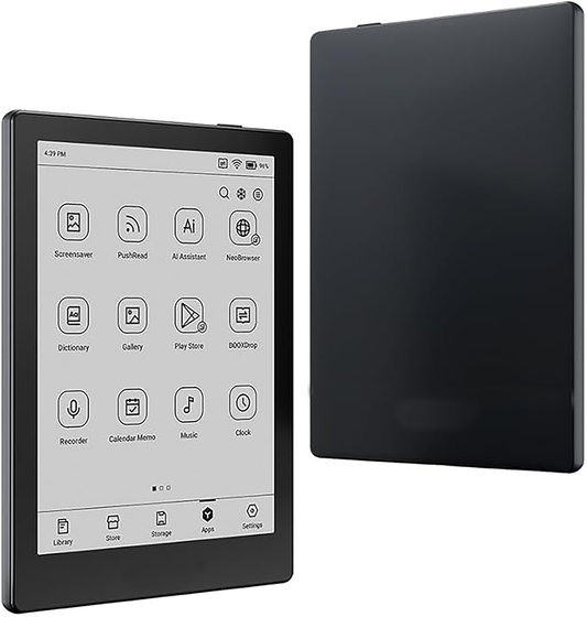 Android E-Ink EPaper Tablet EBook Reader Digital Notebook for Note Taking Drawing Paper Graphics Notepad with Stylus 8.2" Silver