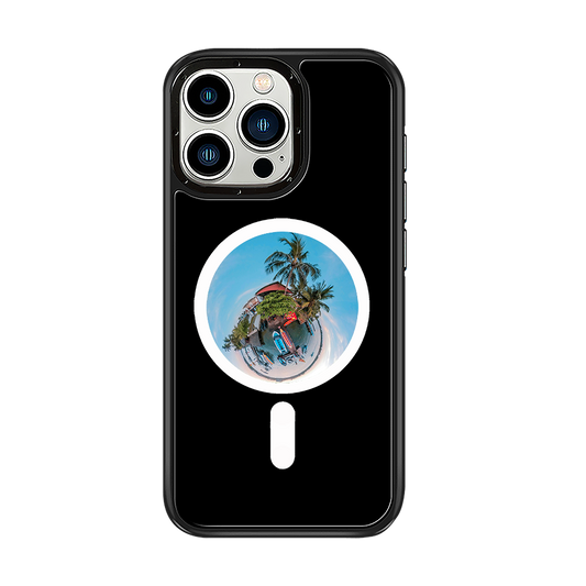 Magnetic Cover Compatible with for iPhone 16 Pro Max Case Wireless Charger Smart E Ink Phone Case Full Colour E-paper
