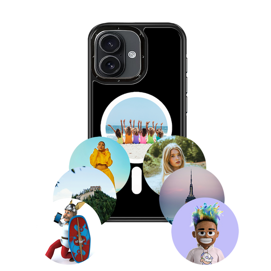 High-end Six-color E-paper Application HD E-ink Screen Phone case Magnetic & Wireless Charging for IPhone12-16 Full Series