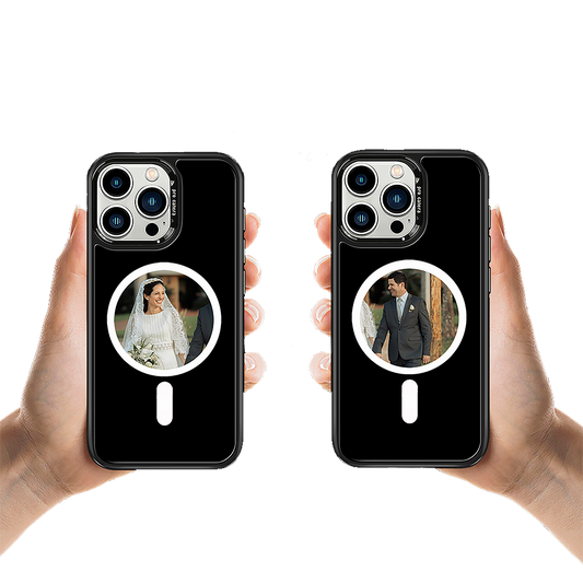 Custom Phone Case Magnet NFC E-ink Screen Photo for iPhone 16 Pro Max Smart Display DIY Photo Cover for iPhone