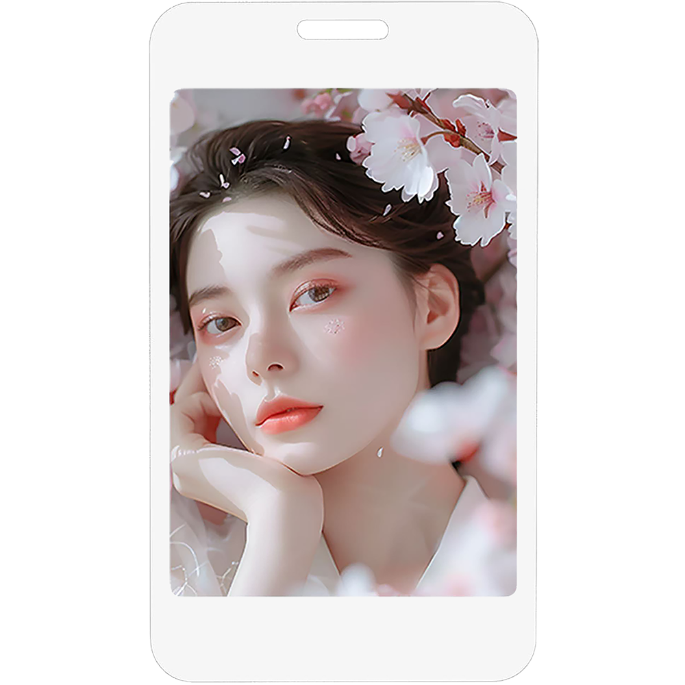 High-definition Four-color NFC Ink Screen Tag Pendant Work Card Access Card Reusable Identity Label Multi-function Image Changer