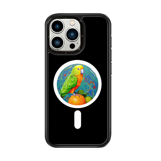 Full Color HD Round EINK Display Phone case Compatible with Both MagSafeNFC and Wireless Charging