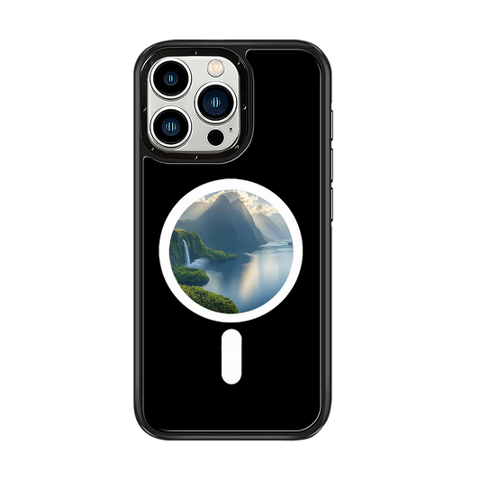 Full-color E-ink Screen Trending Phone case with Free Image Changer Funny Phone case for iPhone 17 16 15 Series E-paper Cave