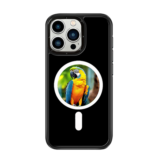 Six-color Full-color HD Round E-ink Screen Mobile Phone Case Smart E-paper Mobile Phone Case Compatible with MagSafeNFC