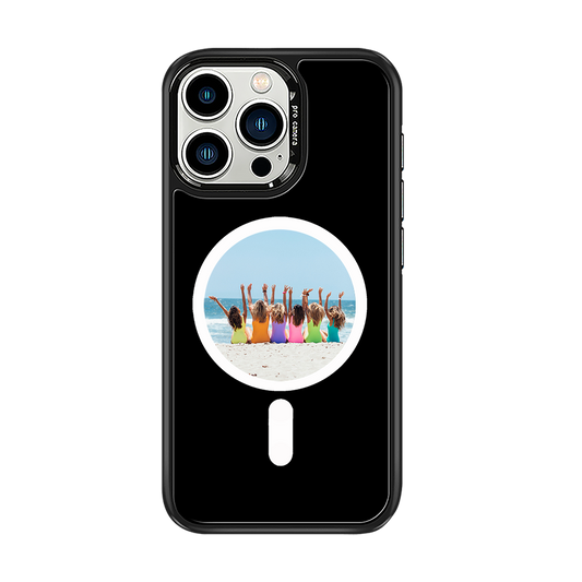 Six-colour E-Ink Screen Phone case Variable Pattern Dynamic E-paper Magnetic Wireless Charging NFC for iPhone Full Series