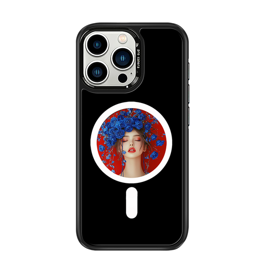 E-Ink Screen Black Tech Phone Case 6 Colours Dynamic Display & Magnetic Fast Charging & NFC Compatible with iPhone 12-16