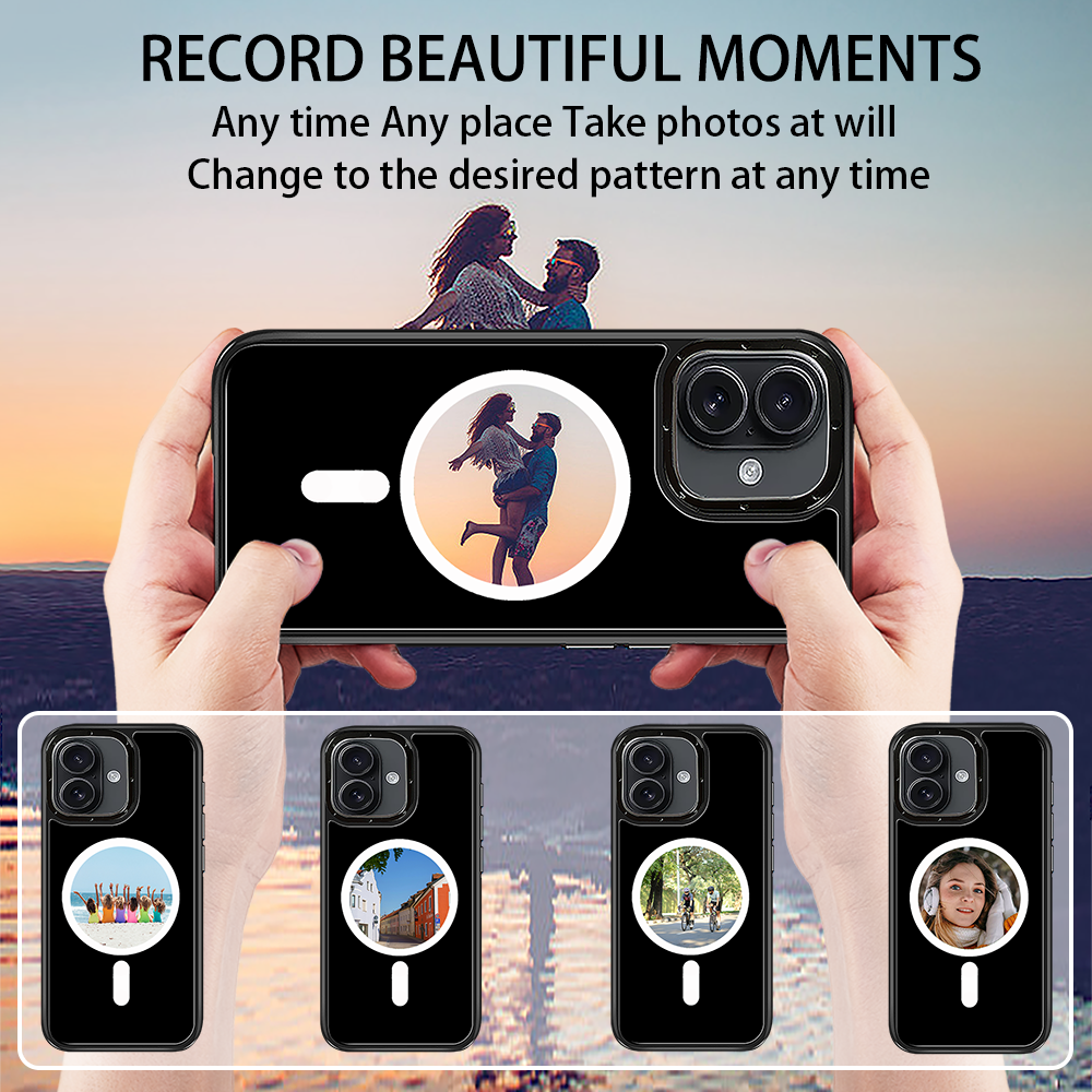 High-end Six-color E-paper Application HD E-ink Screen Phone case Magnetic & Wireless Charging for IPhone12-16 Full Series