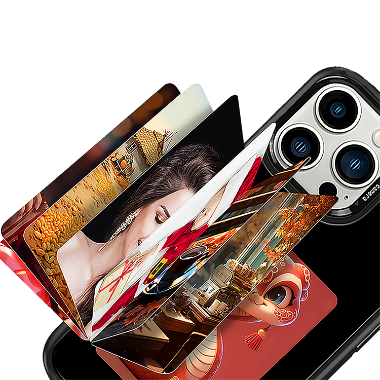 HD 4 Colours 4 Inch Durable Smart Nfc Ink Screen Mobile Phone case Factory Wholesale Durable High Material Mobile Phone case