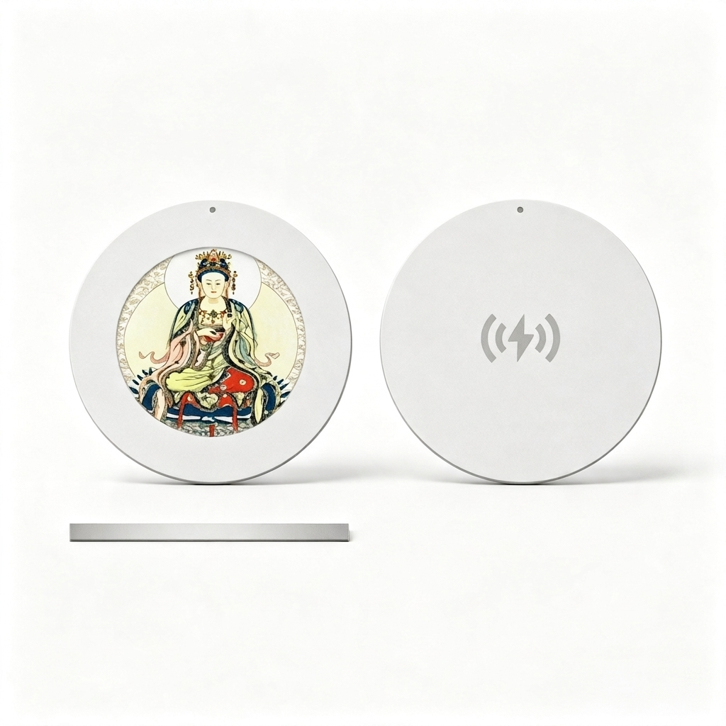 1.69-inch E6 Full-Color E-Paper Badge