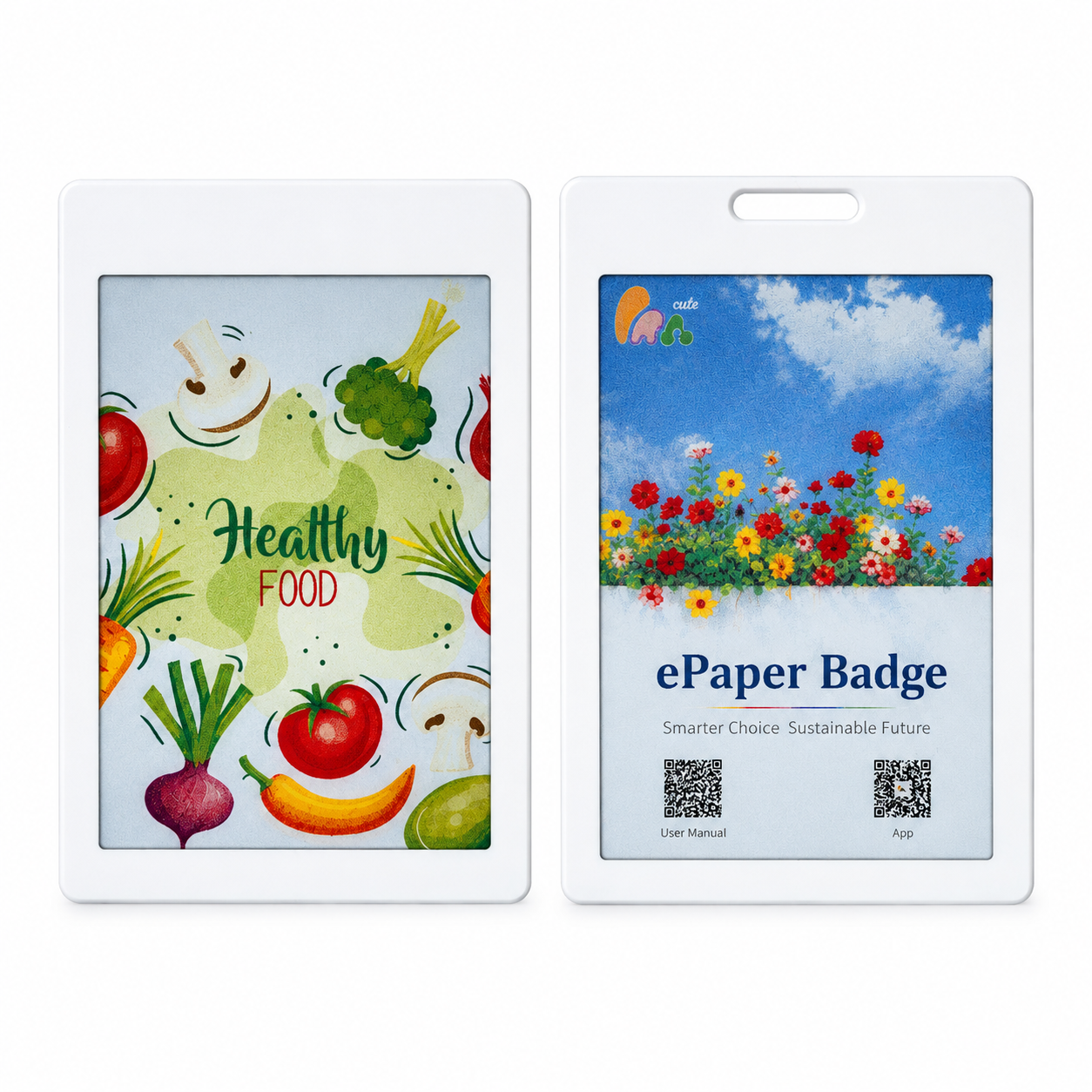 3.7-inch E6 Full-Color E-Paper Name Tag